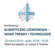 „Klimatyczne uzdrowiska – nowe trendy i technologie”
